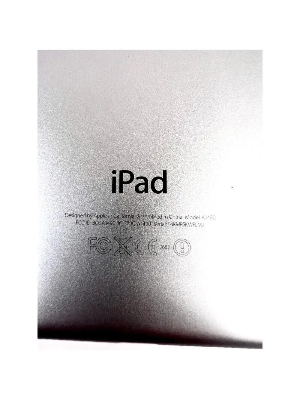 Apple iPad Mini 2nd Generation Silver Model A1490 with cover Locked!